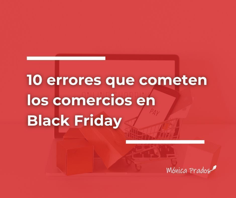 Errores comercios en Black Friday
